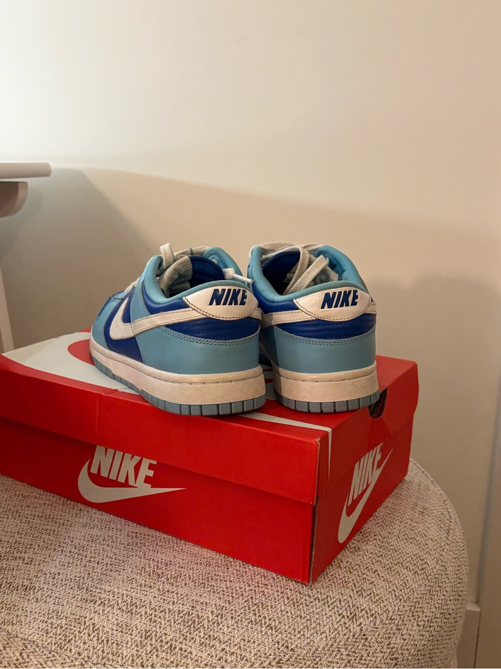Authentic Blue Nike Dunks